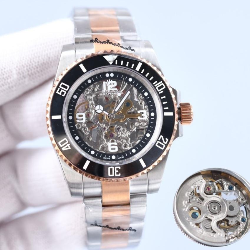 CLASSIC 40MM CUSTOM SKELETON DIAL DIVE WATCH