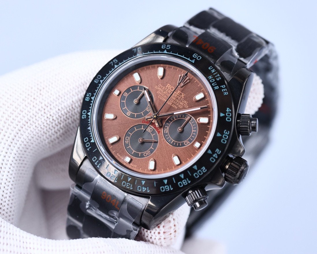 CLASSIC 40MM CUSTOM BLACK CASE WATCH