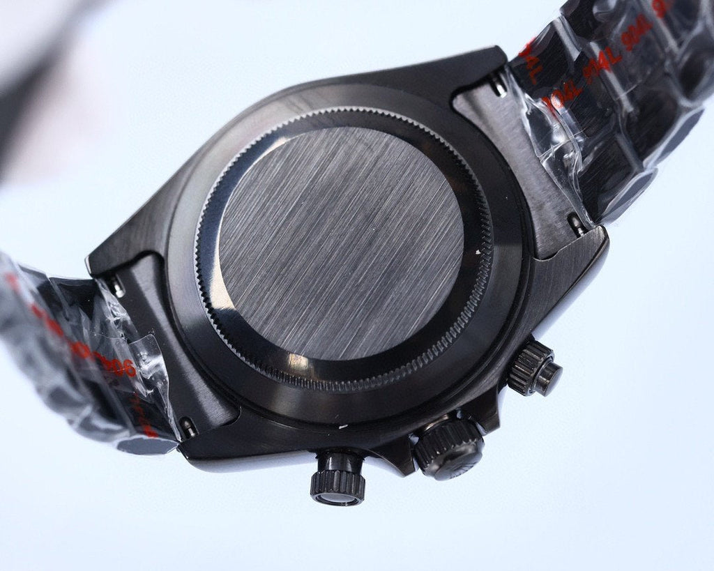 CLASSIC 40MM CUSTOM BLACK CASE WATCH