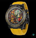 CLASSIC 40MM CUSTOM YELLOW CHRONOGRAPH WATCH