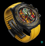 CLASSIC 40MM CUSTOM YELLOW CHRONOGRAPH WATCH