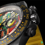 CLASSIC 40MM CUSTOM YELLOW CHRONOGRAPH WATCH