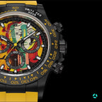CLASSIC 40MM CUSTOM YELLOW CHRONOGRAPH WATCH