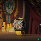 CLASSIC 40MM CUSTOM YELLOW CHRONOGRAPH WATCH