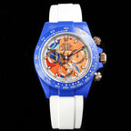 CLASSIC 40MM CUSTOM BLUE CASE CHRONOGRAPH WATCH