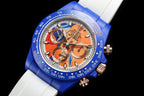 CLASSIC 40MM CUSTOM BLUE CASE CHRONOGRAPH WATCH