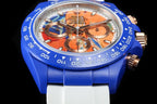 CLASSIC 40MM CUSTOM BLUE CASE CHRONOGRAPH WATCH