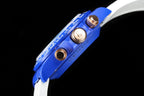 CLASSIC 40MM CUSTOM BLUE CASE CHRONOGRAPH WATCH