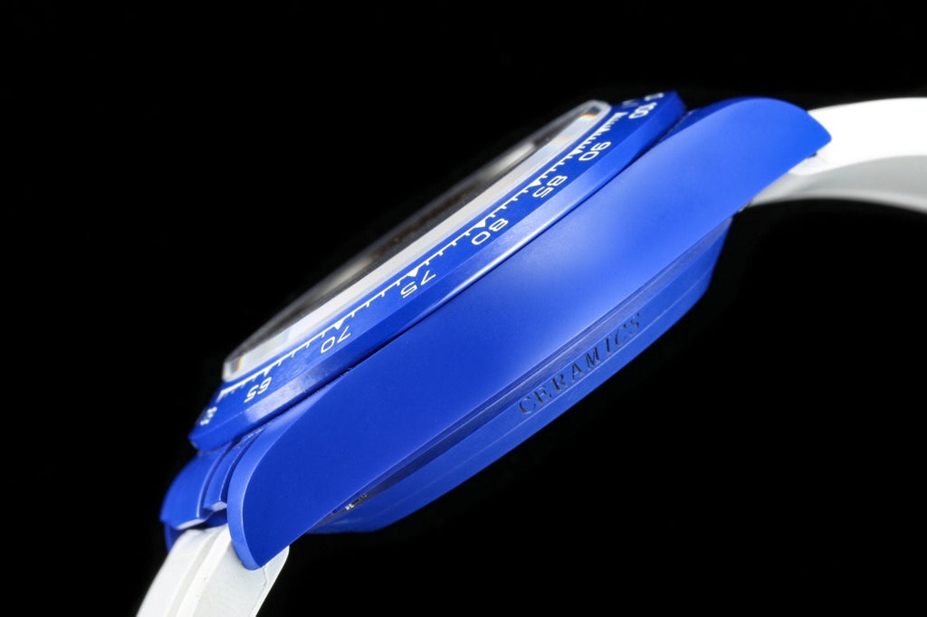 CLASSIC 40MM CUSTOM BLUE CASE CHRONOGRAPH WATCH