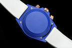 CLASSIC 40MM CUSTOM BLUE CASE CHRONOGRAPH WATCH