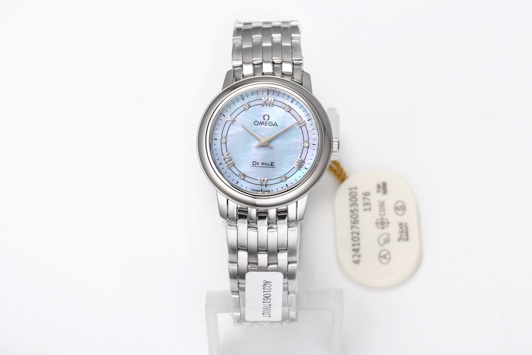 VARELLO CLASSIC PRESTIGE 27MM STEEL ICE BLUE DIAL