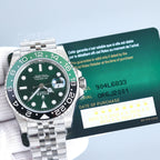 CLASSIC GMT GREEN & BLACK BEZEL GREEN DIAL WATCH