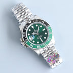 CLASSIC GMT GREEN & BLACK BEZEL GREEN DIAL WATCH