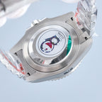 CLASSIC GMT GREEN & BLACK BEZEL STEEL BRACELET WATCH