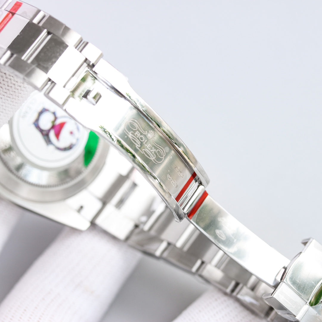 CLASSIC 41MM STEEL CASE GREEN DIAL WATCH