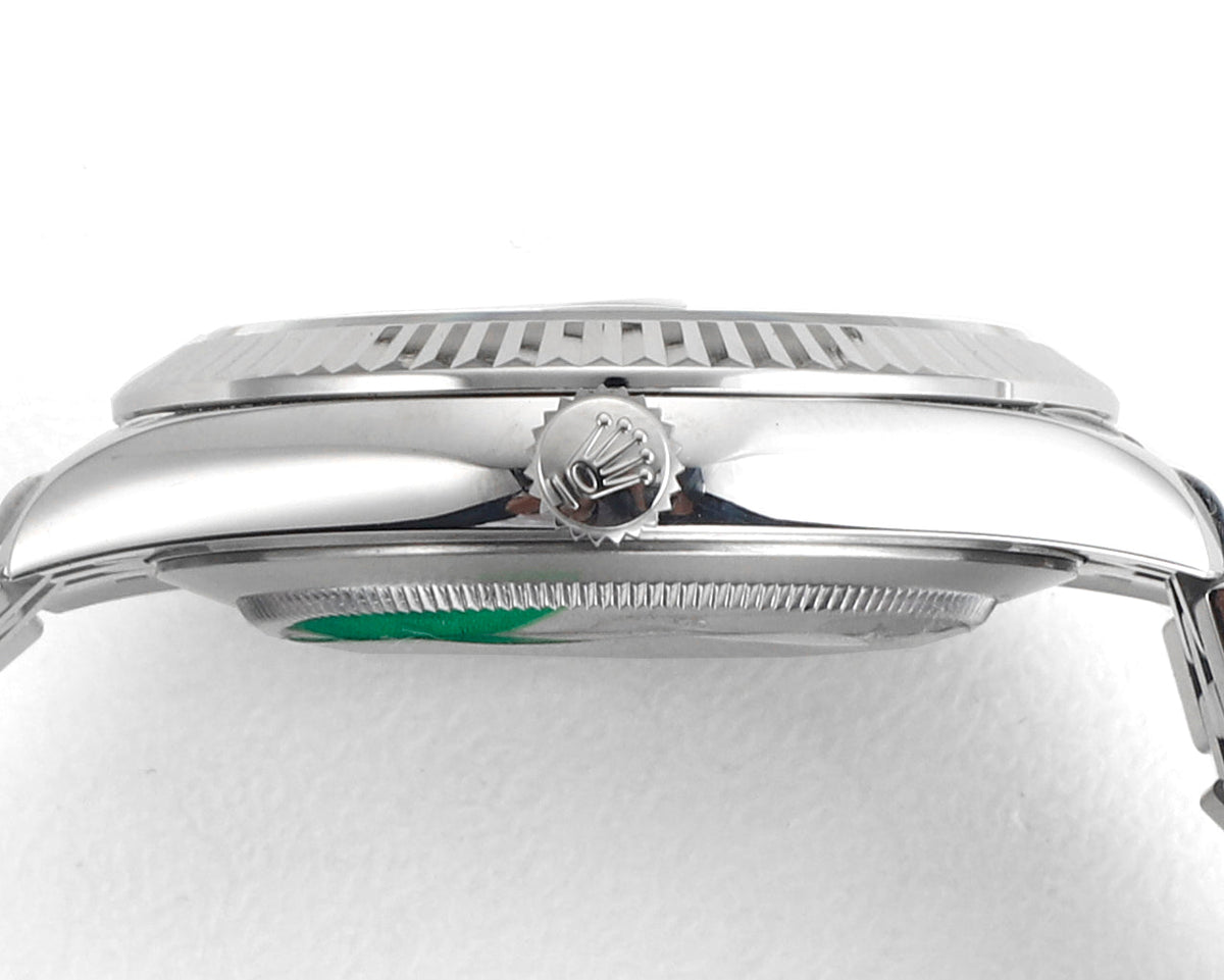 CLASSIC 41MM STEEL CASE MALACHITE DIAL WATCH