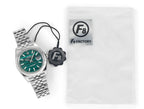 CLASSIC 41MM STEEL CASE MALACHITE DIAL WATCH