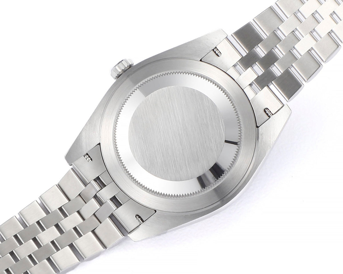 CLASSIC 41MM STEEL CASE TIGER EYE DIAL WATCH