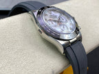 CLASSIC STEEL CASE CERAMIC WHITE MOP DIAL DIAMOND NUMERAL WATCH