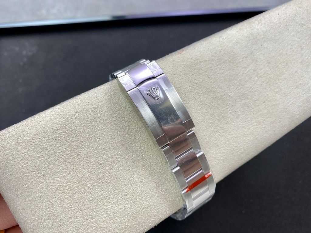 CLASSIC 41MM LIGHT BLUE NUMERALS SILVER-TONE CASE WATCH