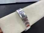 CLASSIC 41MM LIGHT BLUE NUMERALS SILVER-TONE CASE WATCH
