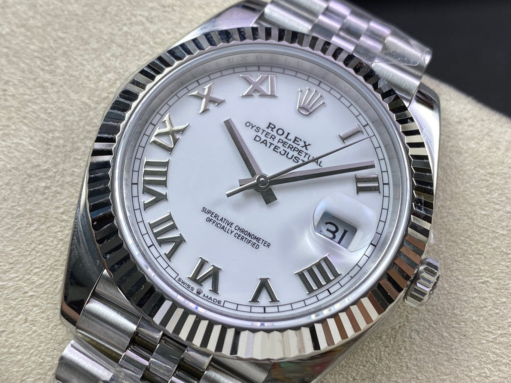 CLASSIC 41MM MOP DIAL SILVER-TONE CASE WATCH