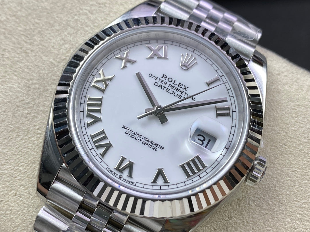 CLASSIC 41MM MOP DIAL SILVER-TONE CASE WATCH