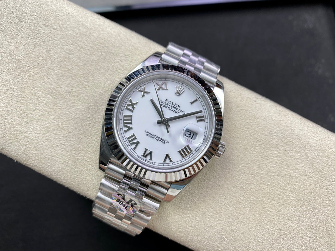 CLASSIC 41MM MOP DIAL SILVER-TONE CASE WATCH