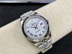CLASSIC 41MM MOP DIAL SILVER-TONE CASE WATCH