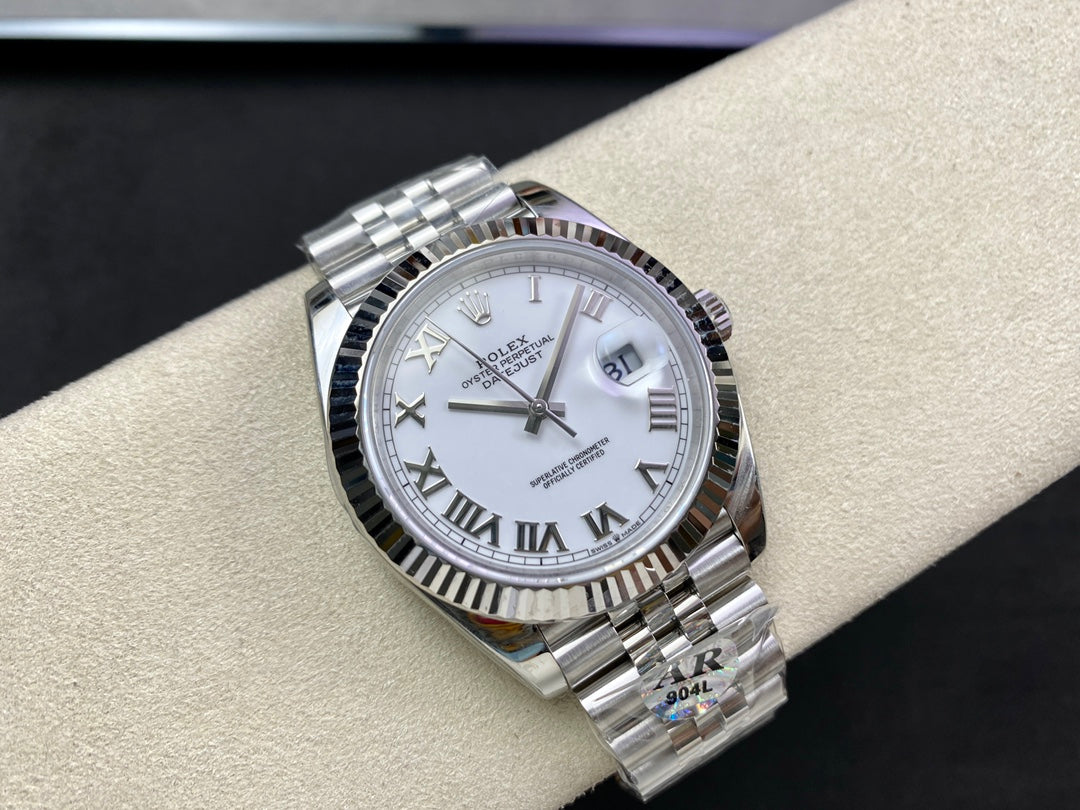 CLASSIC 41MM MOP DIAL SILVER-TONE CASE WATCH