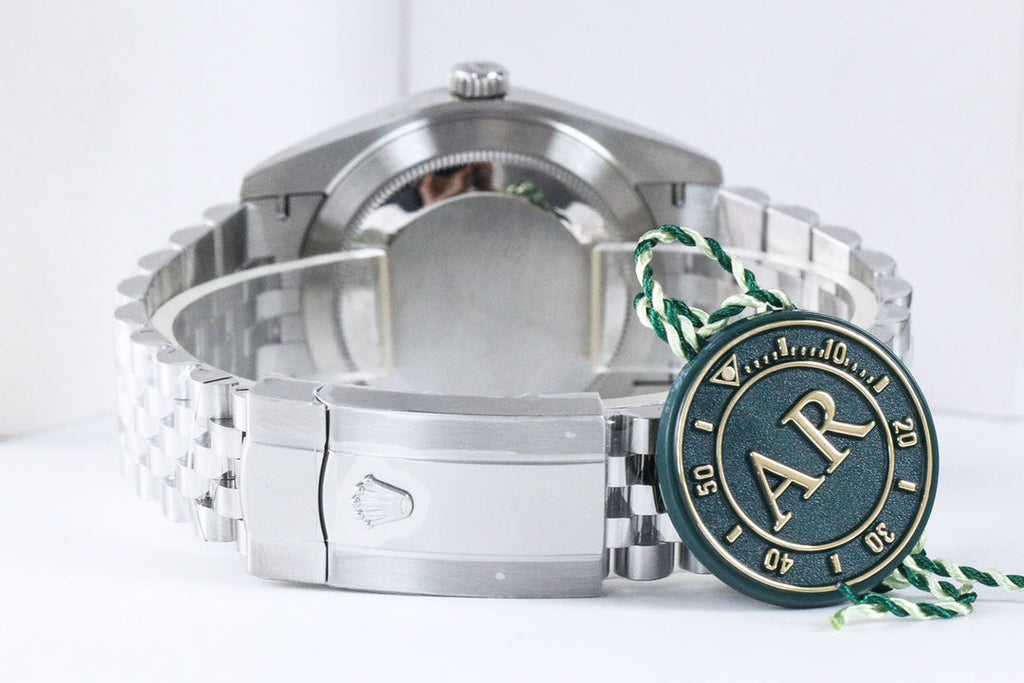 CLASSIC 41MM SILVER CASE BLACK DIAL WATCH