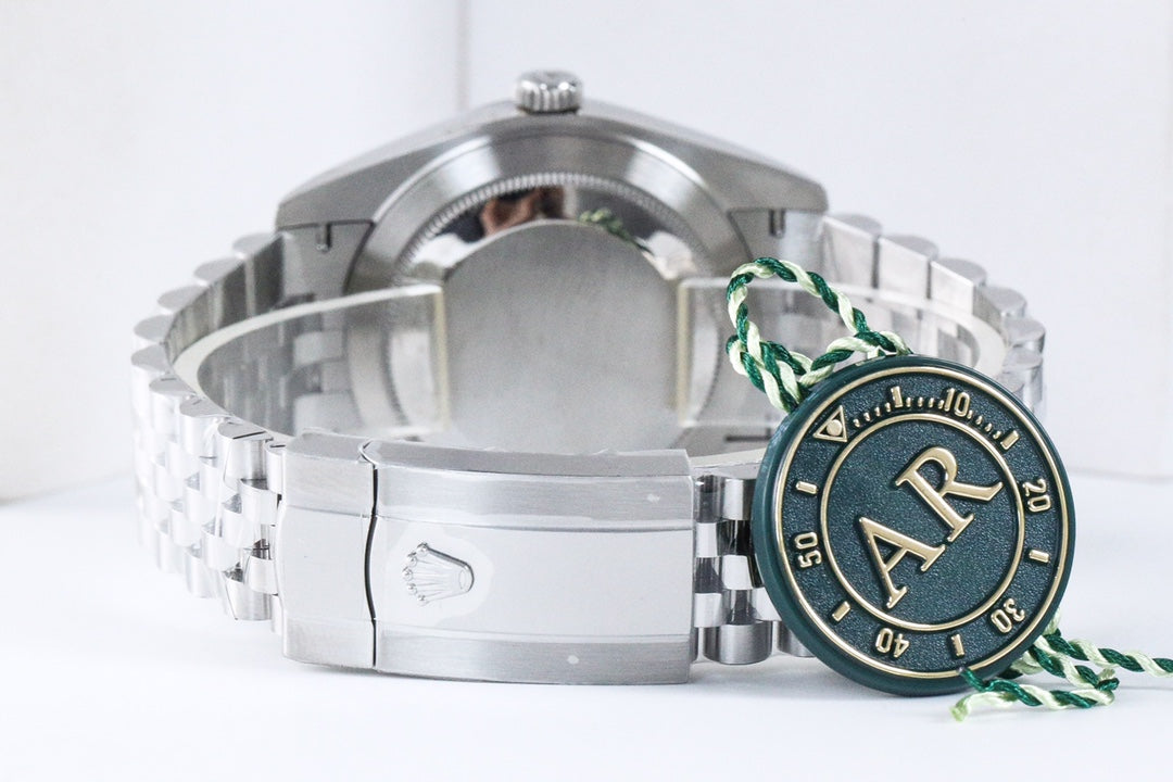 CLASSIC 41MM SILVER CASE BLACK DIAL WATCH