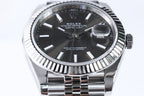 CLASSIC 41MM GREY DIAL SILVER-TONE CASE WATCH