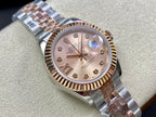 CLASSIC 28MM TWO-TONE PINK GOLD-TONE STEEL WATCH