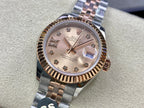 CLASSIC 28MM TWO-TONE PINK GOLD-TONE STEEL WATCH