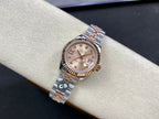 CLASSIC 28MM TWO-TONE PINK GOLD-TONE STEEL WATCH