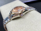 CLASSIC 28MM TWO-TONE PINK GOLD-TONE STEEL WATCH
