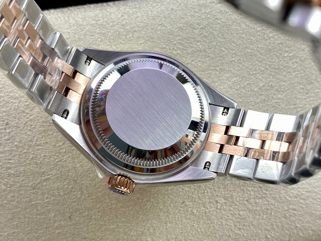 CLASSIC 28MM TWO-TONE PINK GOLD-TONE STEEL WATCH