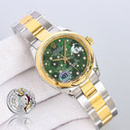 CLASSIC 31MM GOLD-TONE CASE BLUE DIAL WATCH