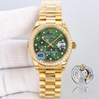 CLASSIC 31MM GOLD-TONE CASE BLUE DIAL WATCH