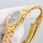 CLASSIC 31MM GOLD-TONE CASE BLUE DIAL WATCH