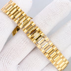 CLASSIC 31MM GOLD-TONE CASE BLUE DIAL WATCH