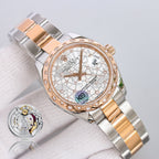CLASSIC 31MM TWO-TONE ROSE GOLD-TONE & STEEL GREY DIAL WATCH