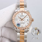 CLASSIC 31MM TWO-TONE ROSE GOLD-TONE & STEEL GREY DIAL WATCH