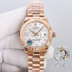 CLASSIC 31MM ROSE GOLD-TONE CASE GREY DIAL WATCH