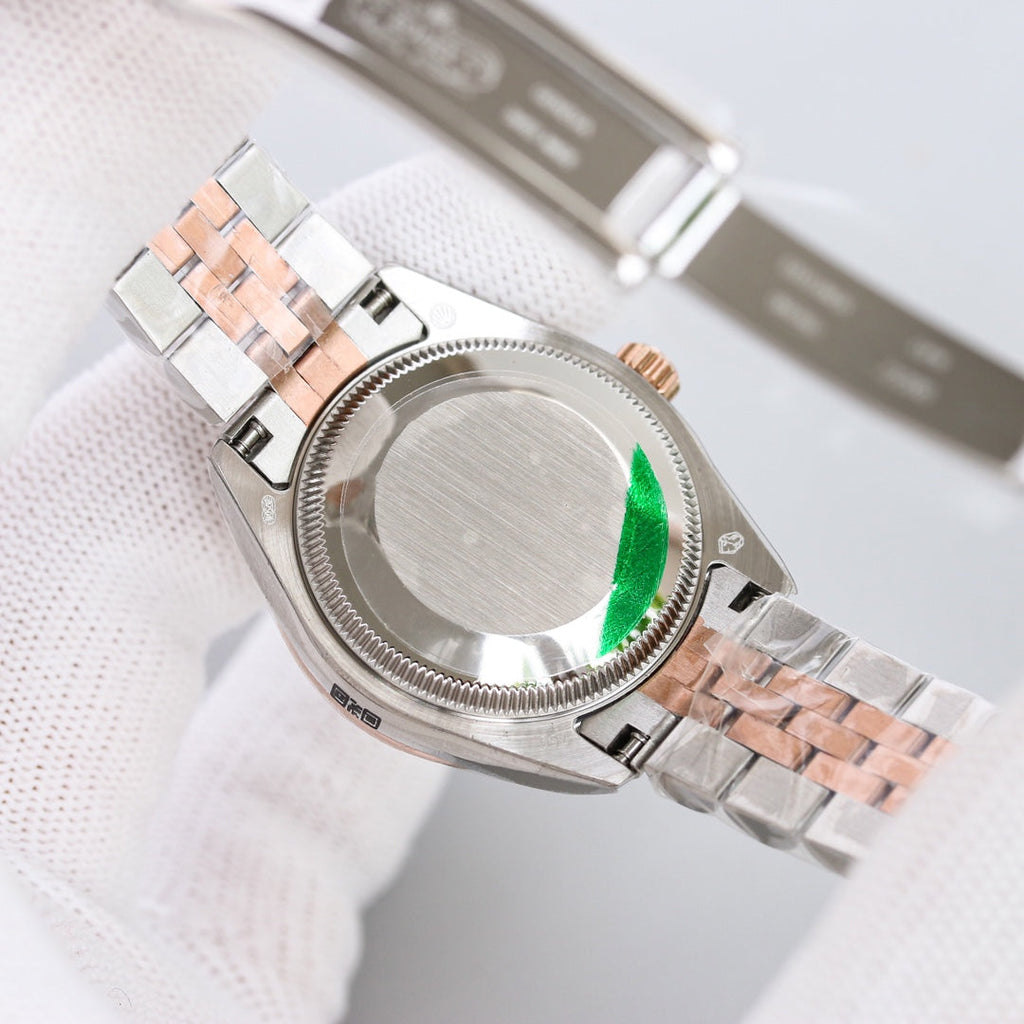 CLASSIC 31MM TWO-TONE ROSE GOLD-TONE & STEEL GREY DIAL WATCH