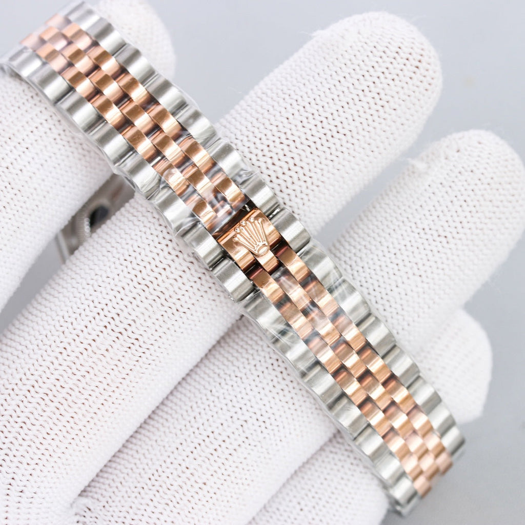 CLASSIC 31MM TWO-TONE ROSE GOLD-TONE & STEEL GREY DIAL WATCH