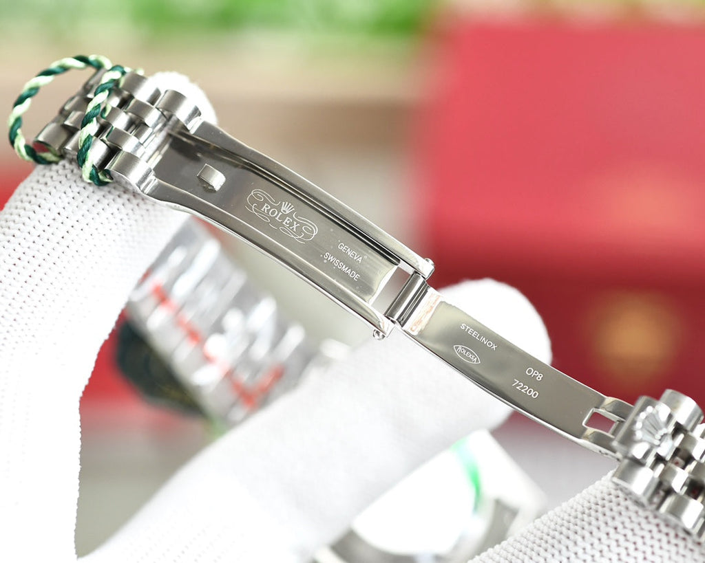 CLASSIC 36MM DIAMOND BEZEL STEEL BRACELET WATCH