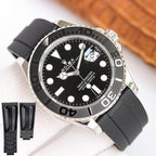 CLASSIC 42MM STEEL CASE CERAMIC BEZEL WATCH