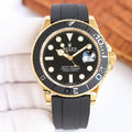 CLASSIC 42MM GOLD-TONE CASE CERAMIC BEZEL WATCH